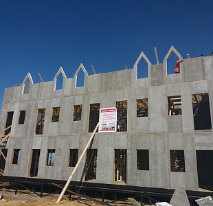 Строительство гостиницы из СИП панелей в Крыму от ВИРМАК. Евпатория, Республика Крым, 2016 год